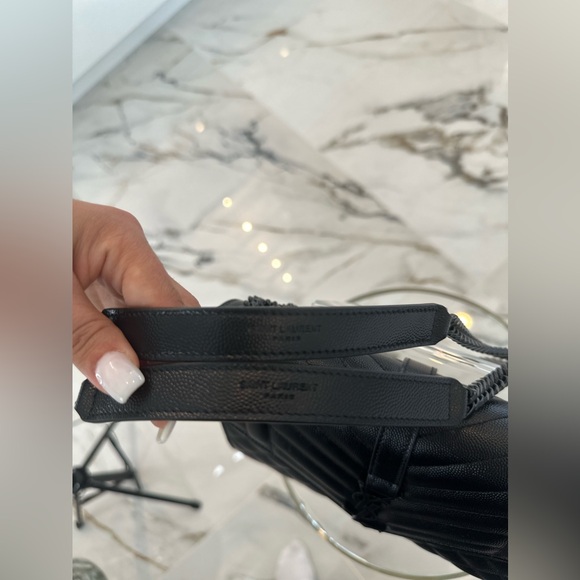 🌟SOLD🌟 NWT YSL Triquilt Black Envelope Bag - Picture 4 of 13